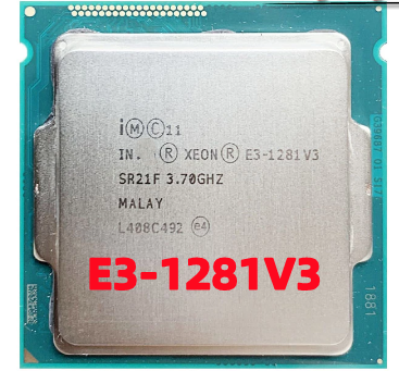 Xeon E3-1281v3 E3 1281v3 E3 1281 V3 3.7 GHz Bộ xử lý CPU máy tính để bàn tám lõi tứ L2 = 1M L3 = 8M 82W LGA 1150