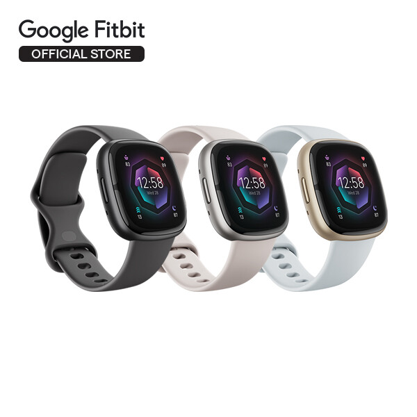 Fitbit Sense 2 Advanced Health and Fitness Smartwatch with Tools to Manage Stress and Sleep, ECG App, SpO2, 24/7 Heart Rate and GPS, Shadow Grey/Graphite ราคา 7,498 บาท*ส่งฟรี