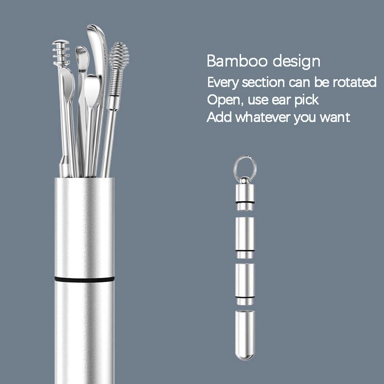 Description Picture 5 of itemEarwax Removal Tools Ear Wax Cleaner Pick Digging Artifact Earpick Cleaning Ears Remover For Clean Your Kit Gadgets