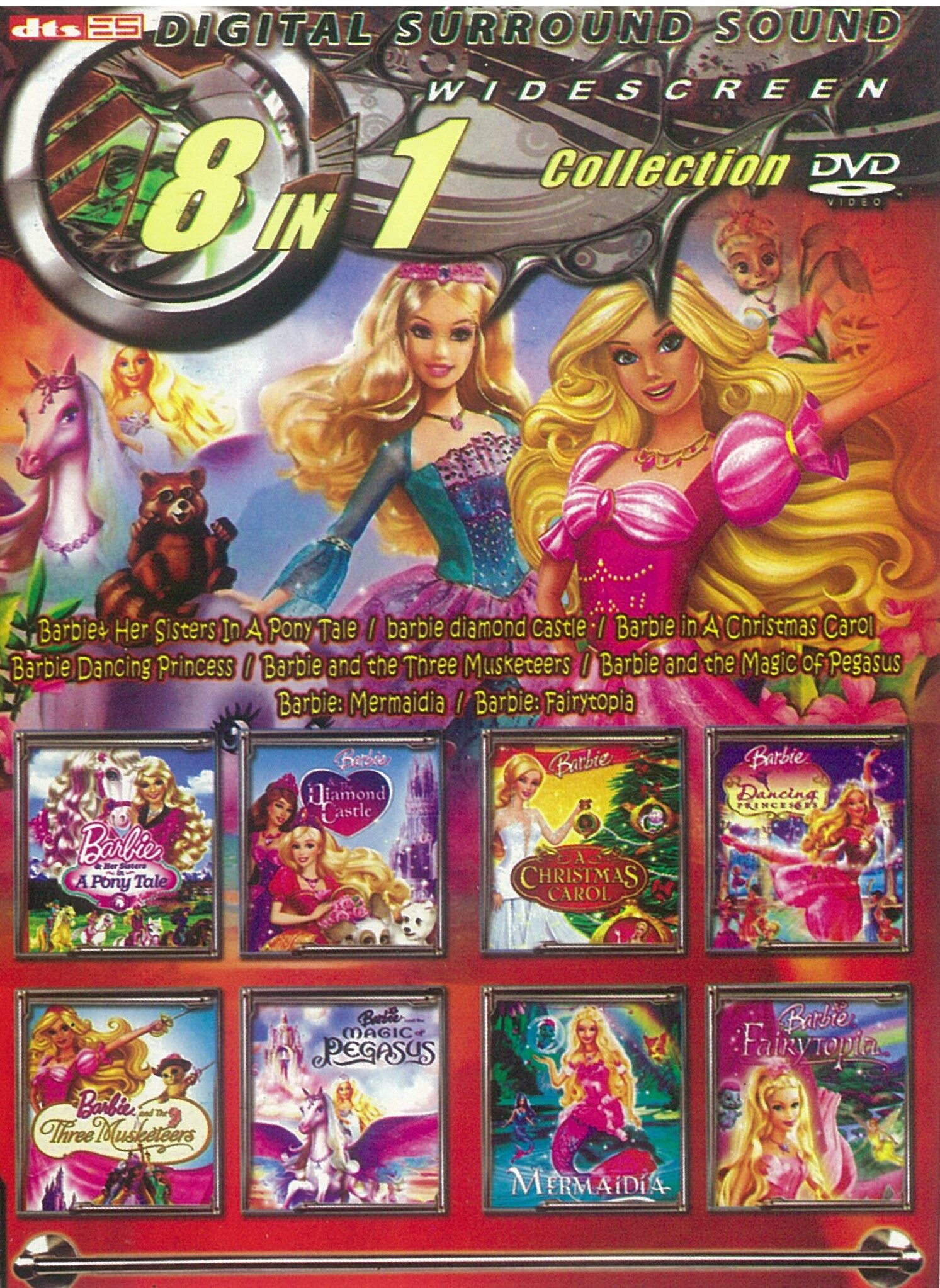 DVD English Cartoon Barbie 8 In 1 Collection J 1051- Movieland682786 |  Lazada