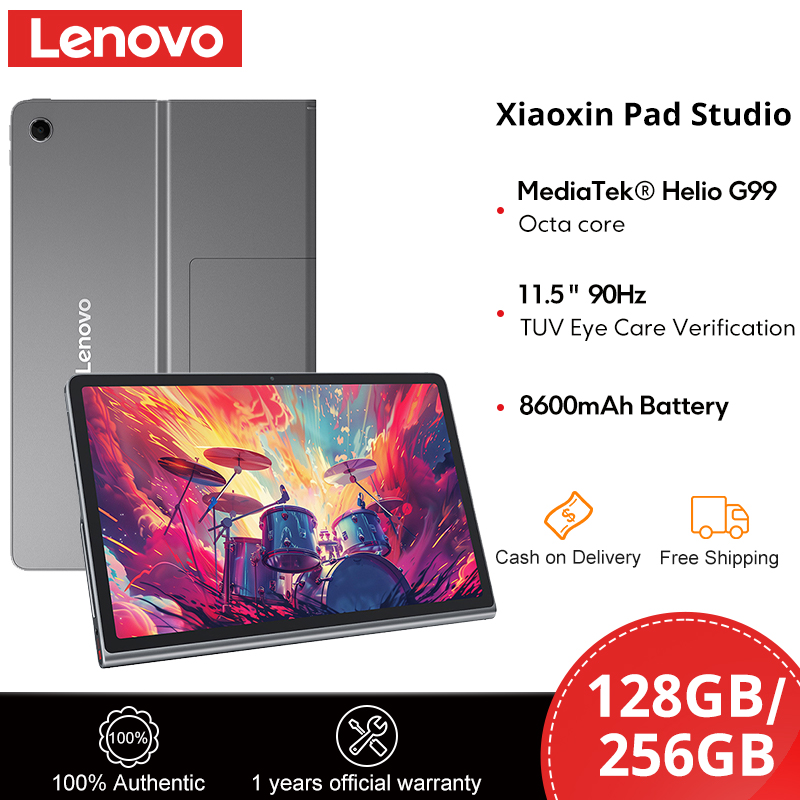 Lenovo Xiaoxin Pad Studio Tablet 11.5'' 2K high brush large screen 90Hz 8600mAh Battery Android Pad 128GB/256GB Global ROM