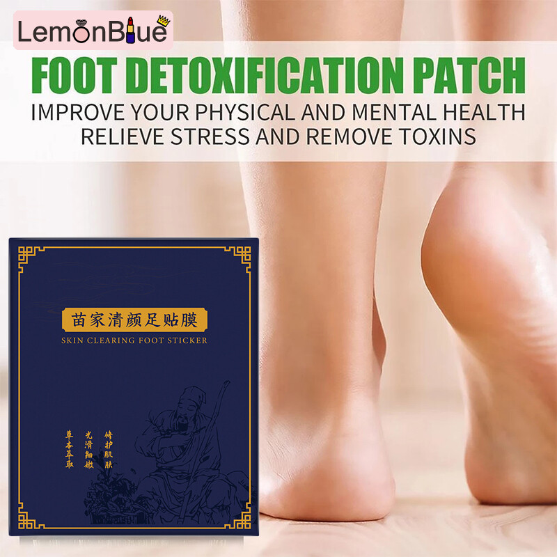 Gambar LemonBlue 10PCS Health Foot Patch Stickers Ginger Body Dampness Removing Bamboo Vinegar Foot Care Patches for Improve Sleeping 10PCS Health Foot Patch Stickers Ginger Body Dampness Removing Bamboo Vinegar