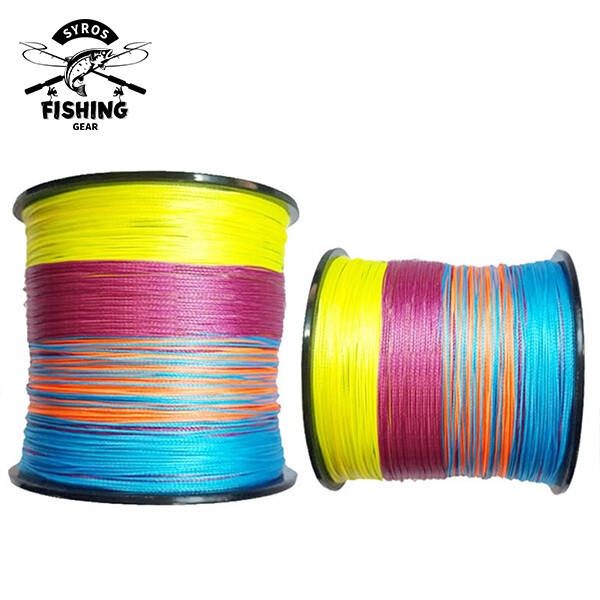 9 sợi dây câu cá hạng nặng dây pe dây nhiều màu 200m/300m/500m