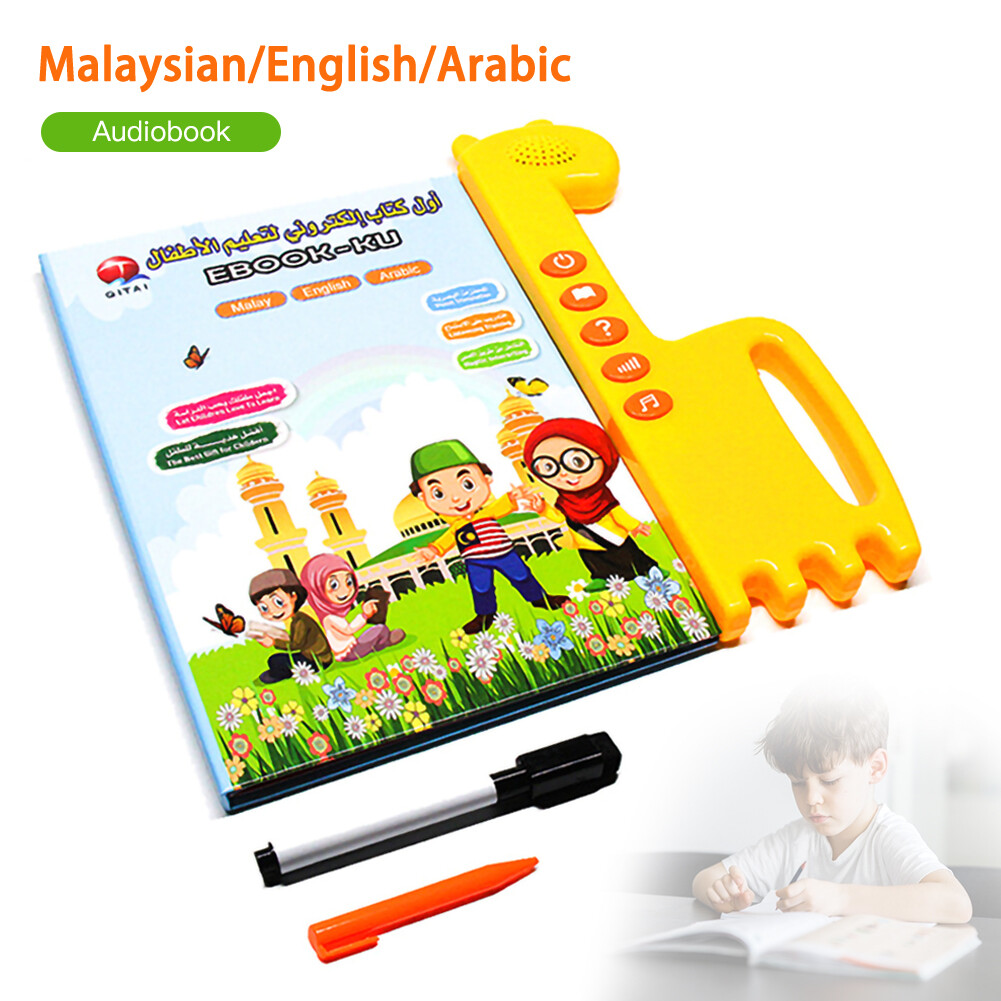 Gds Ready Stock Malay English Arabic Language Reading Book Multifunction Learning E Book For Children Daily Kid Toy Lazada Singapore