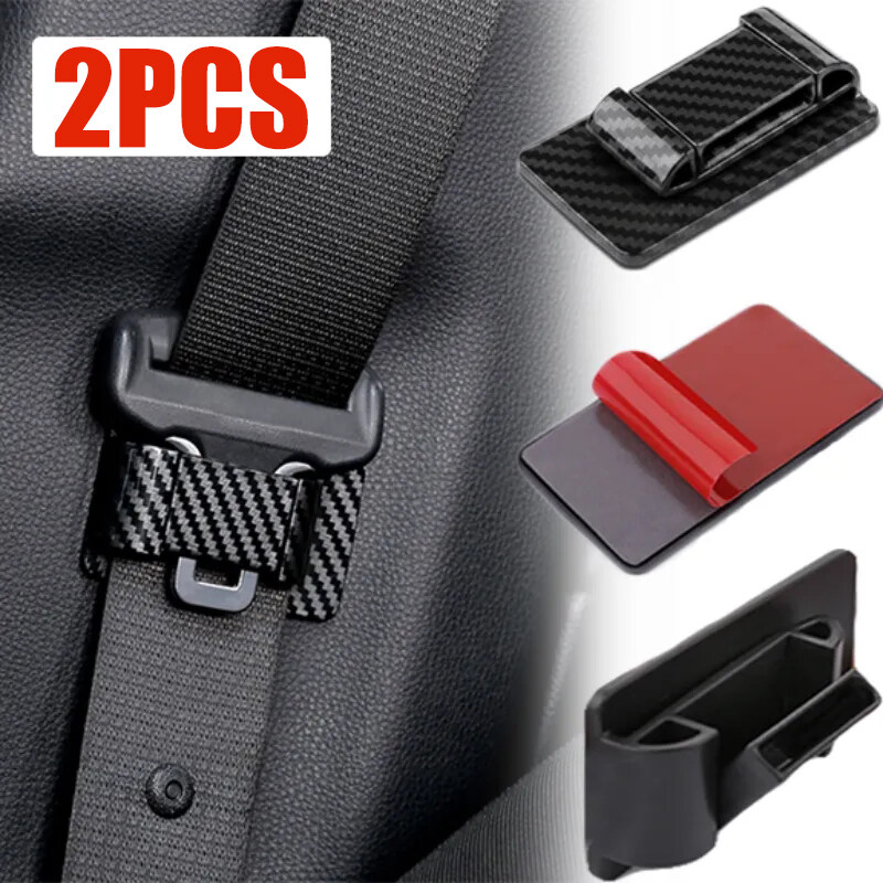 2 cái đai an toàn cho xe ô tô khóa cố định seat belt Stopper khoảng cách giới hạn thiết bị seatbelt Non-Slip kẹp cố định phụ kiện nội thất xe ô tô