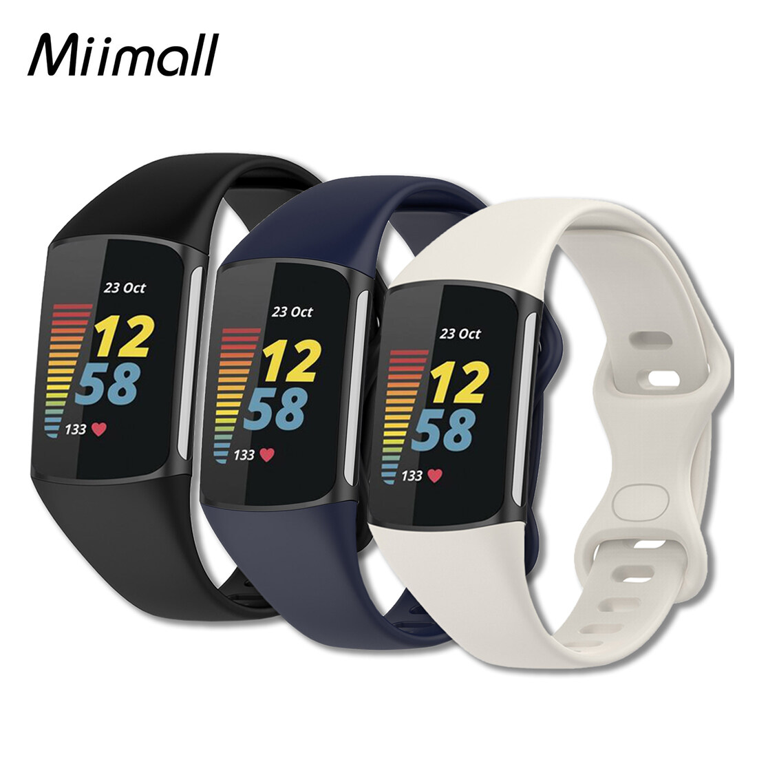 Miimall Compatible with Fitbit Charge 5 Bands for Women Men
