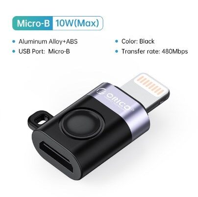 ORICO Bộ Chuyển Đổi USB C Sang USB Bộ Chuyển Đổi OTG Ổ USB C Đực Sang USB3 Cái Sạc Nhanh 45A Tương T