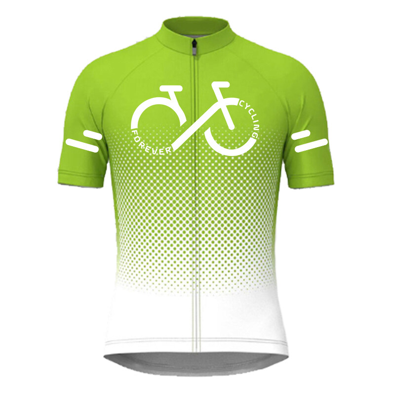 Summer FOREVER CYCLING Series Cycling Jerseys Mens MTB Bike Shirts Downhill Cycle Team Road Clothing Short Sleeve Quick-dry Mountain Bicycle Tops