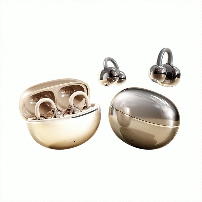 Sports  headset without ear can be brought with wireless noise reduction bone conduction clip earphones