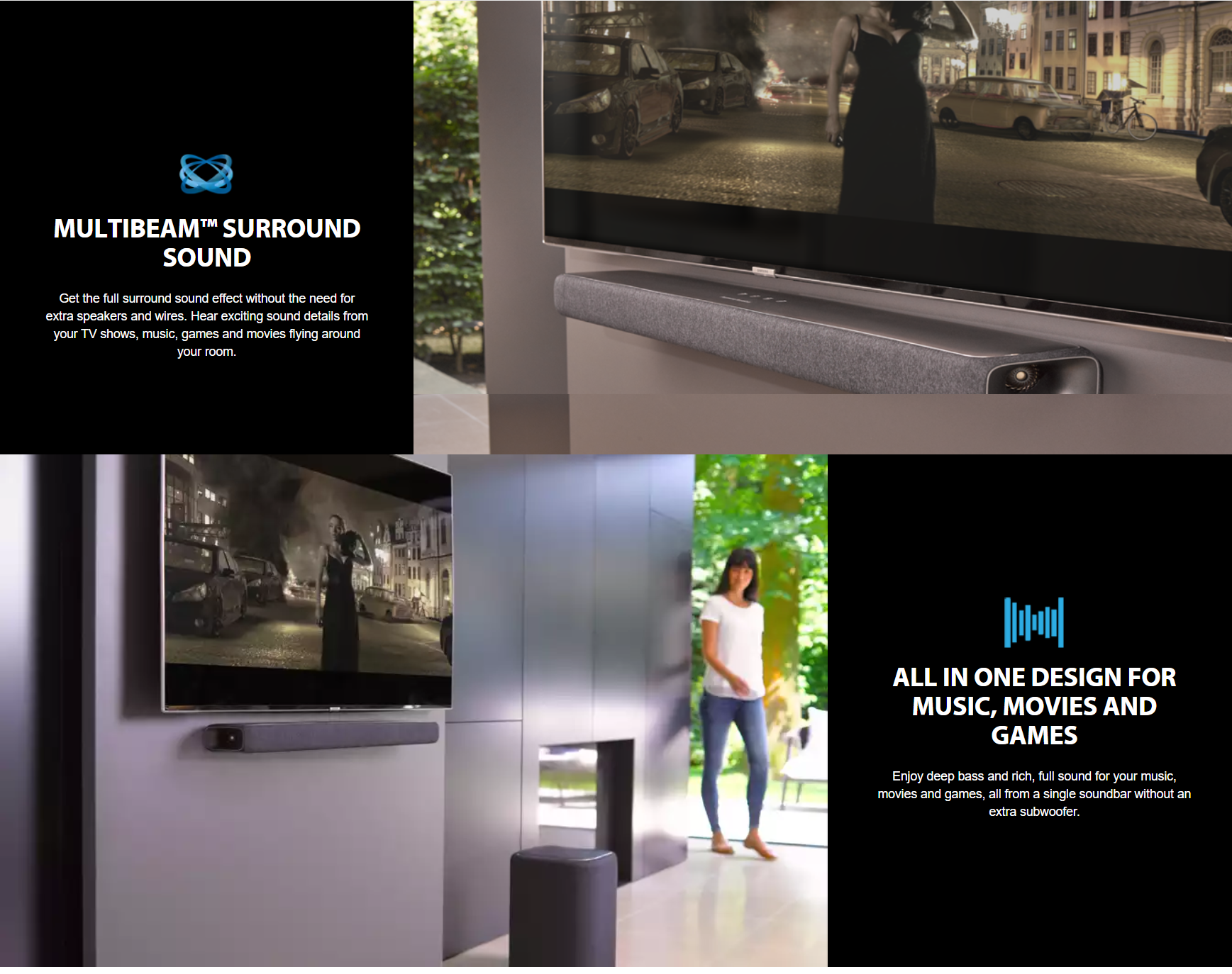 Enchant 800 All In One 8Channel Soundbar With MultiBeam™ Surround