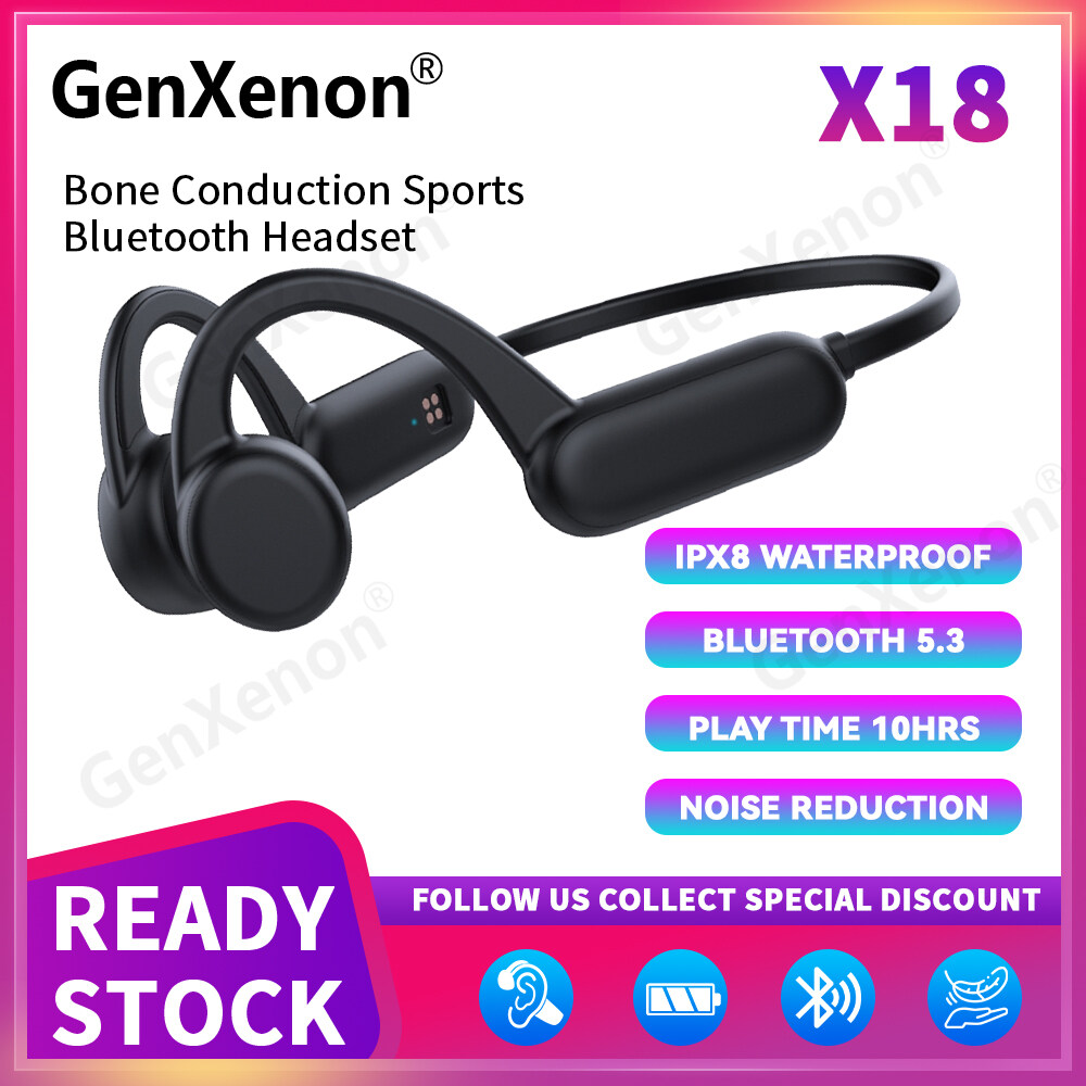 GenXenon X7 Bone Conduction Headphones Bluetooth Open-Ear IPX8 32G Memory  Waterproof Wireless Swimming Headset Built in with Microphone for Sports |  Lazada PH