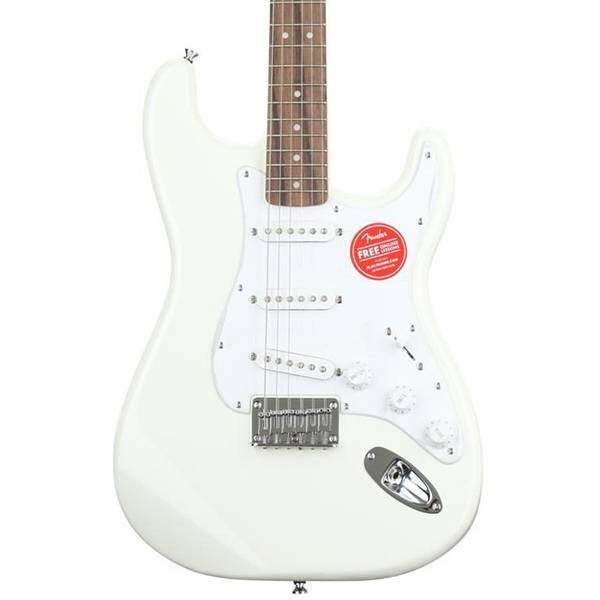 Squier Bullet Stratocaster Electric Guitar w/Tremolo, Arctic White