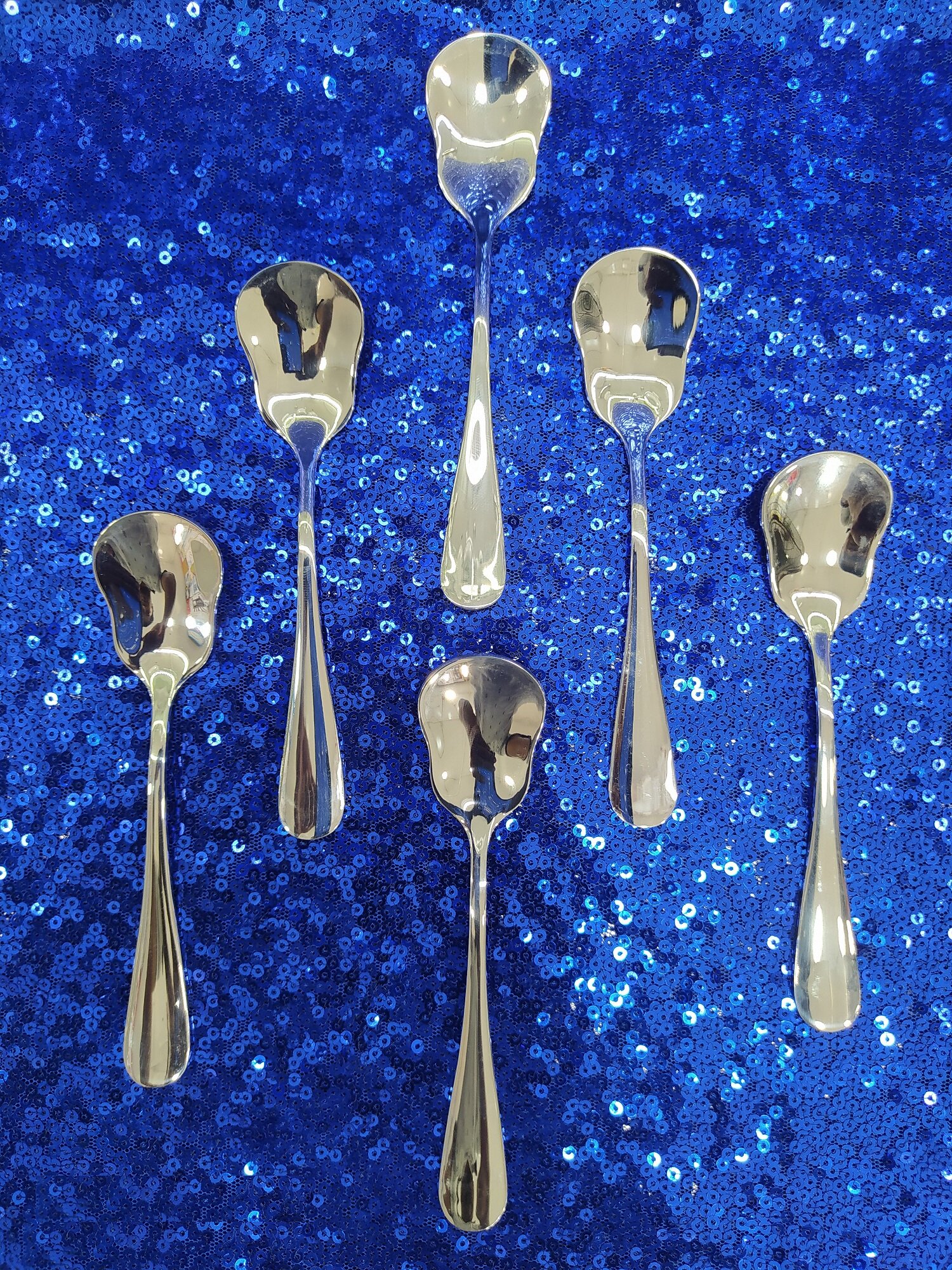 6pcs Round Long Handle Soup Coffee Spoons Ice Cream Spoon, Stainless 期間
