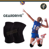 GEARDRIVE Sponge Knee Pads For Yoga Volleyball Kneepads Brace for Dance Breathable Sweat Absorbent Wrapped Knee Support for Running Cycling Workout for Men Women Children