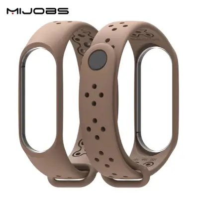 Mijobs Sports Strap for Xiaomi Mi Band 3 Mi Band 4 Silicone Strap Mi Band3 4 Watchband Bracelet Miband 3 4 Wristband Smart Watch Mi3/4 Accessory (9)