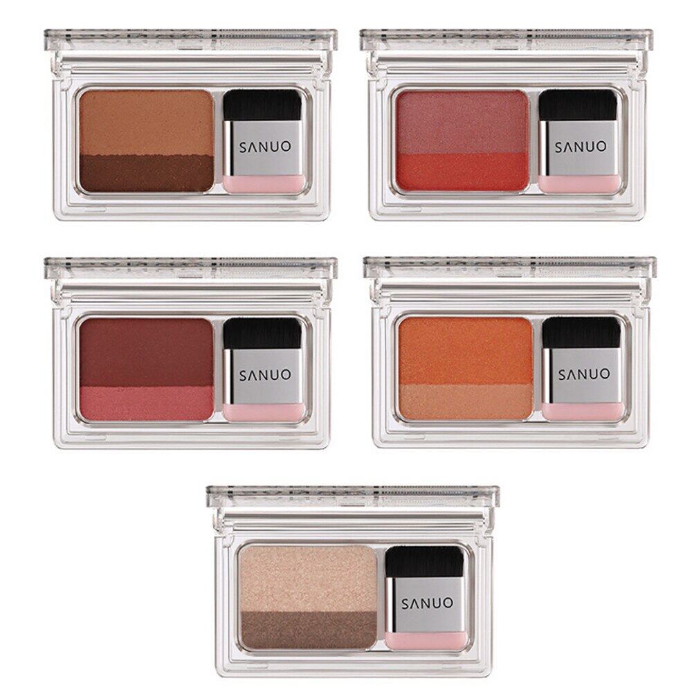 Phấn Mắt Lười 2 Màu VOPRO, Phấn Cầu Vồng Làm Đẹp Lung Linh