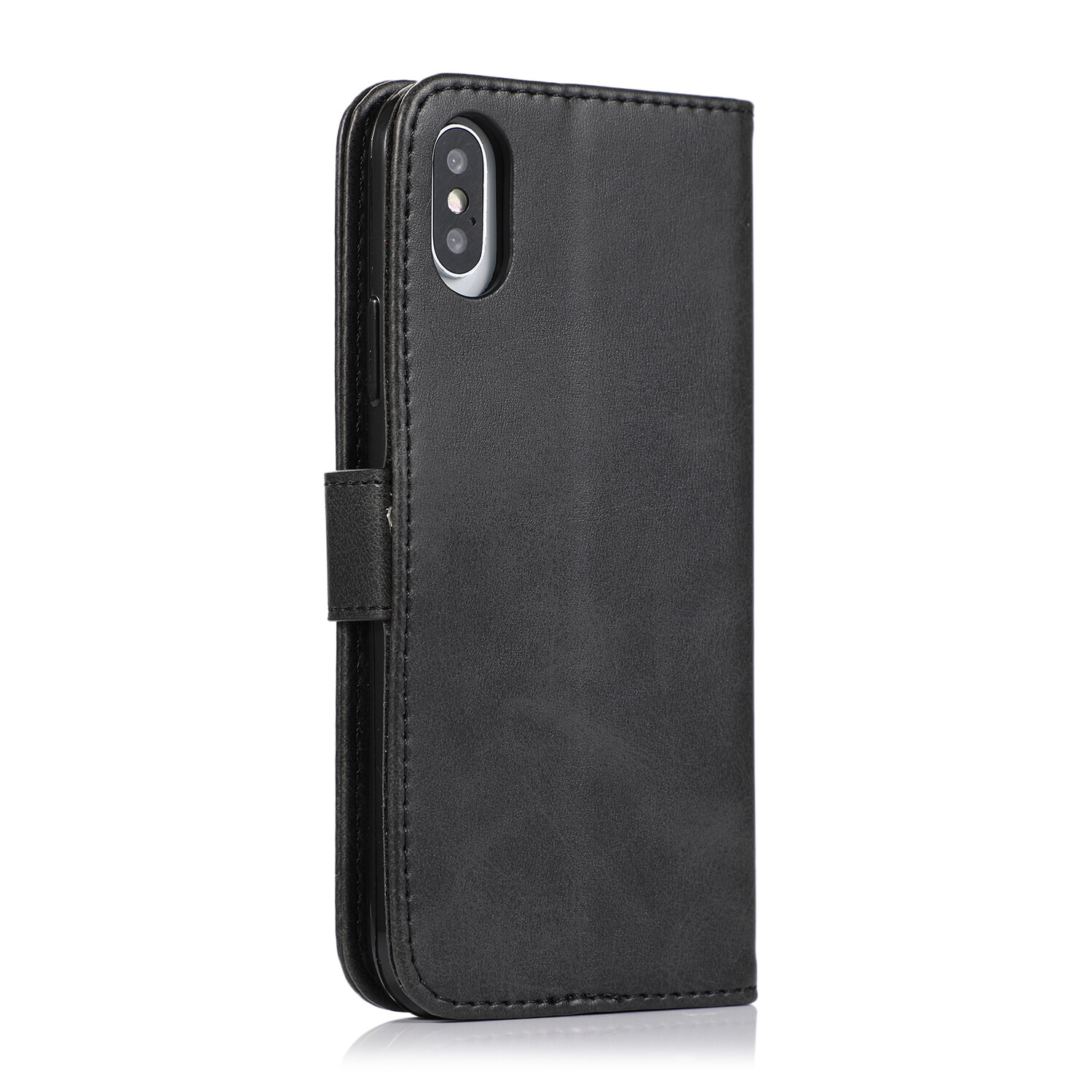 Vintage Magnetic Phone Wallet Case With Stand For Apple Iphone_voghion.com