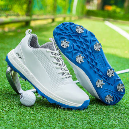 Waterproof Golf Shoes Spikes for Men, Big Sizes Available