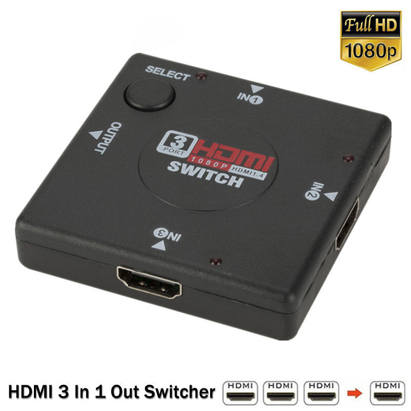 Bộ chia hdmi bộ chuyển đổi 3 trong 1 ra bộ chuyển đổi hdmi 3 cổng bộ chuyển đổi đầu cái sang đầu cái bộ chọn hộp chia cho bộ chuyển đổi video hdtv 1080p