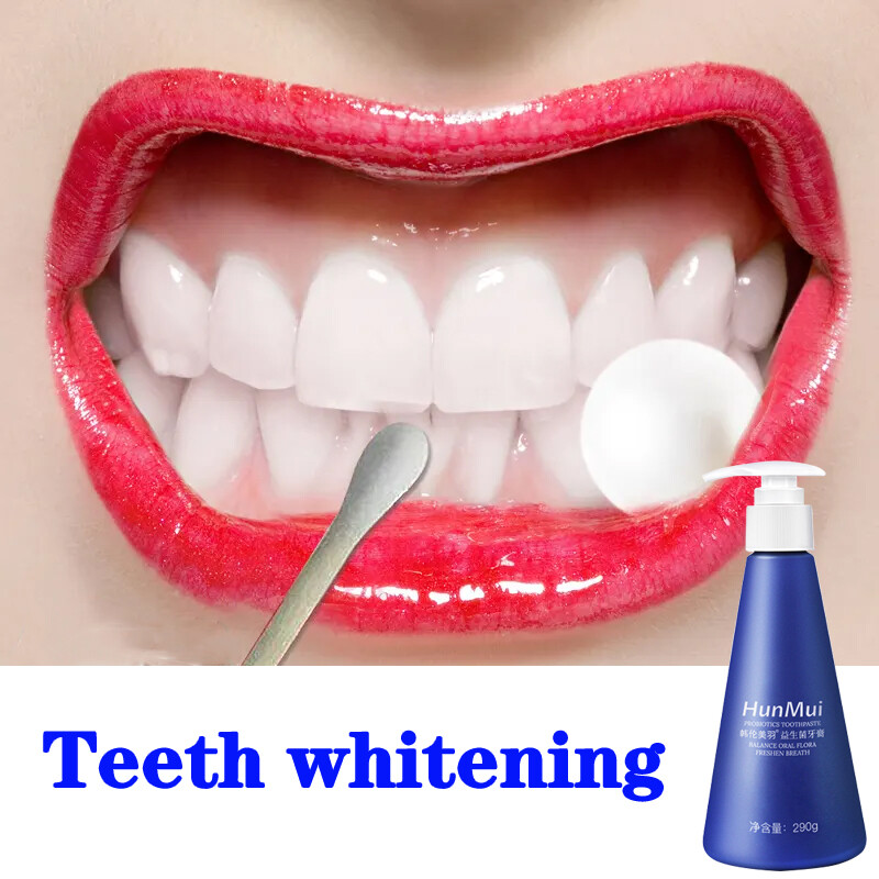 Gambar Probiotic Toothpaste plaque cream Yellow Teeth whitening Tooth Tool fast whitening hygiene toothpaste smoking toothpaste dental whitening Removal of stains and tartar 290g