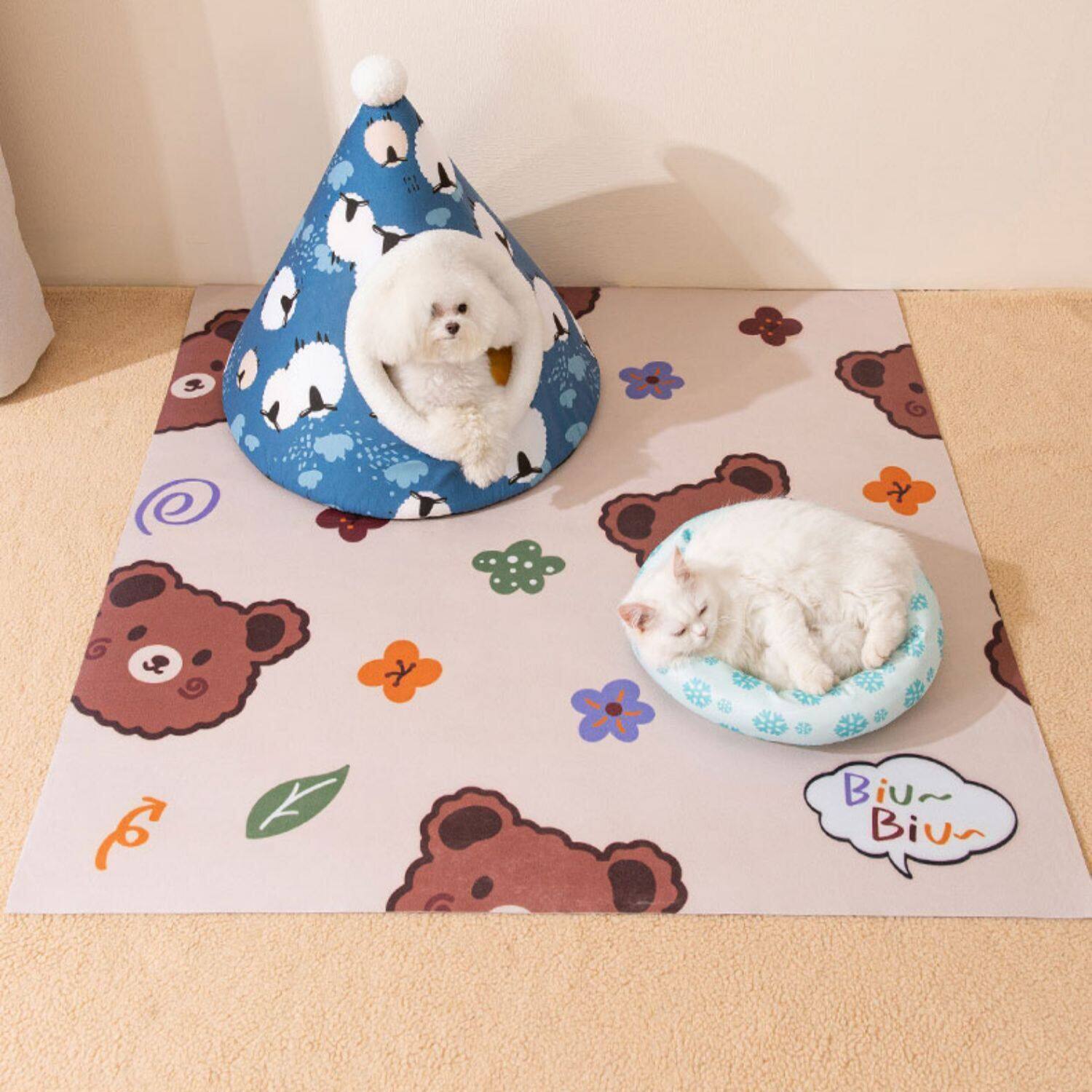  Kakaoppa Thảm Cho Thú Cưng Thảm Gia Đình Đa Năng Cho Chó Kroean Thảm Lót Sàn Cho Thú Cưng Thảm Lót Chuồng Cho Mèo Chống Nước Thảm Lót Cho Mèo Hàng Rào Chống Trượt Chống Ẩm Thảm Cho Chó 