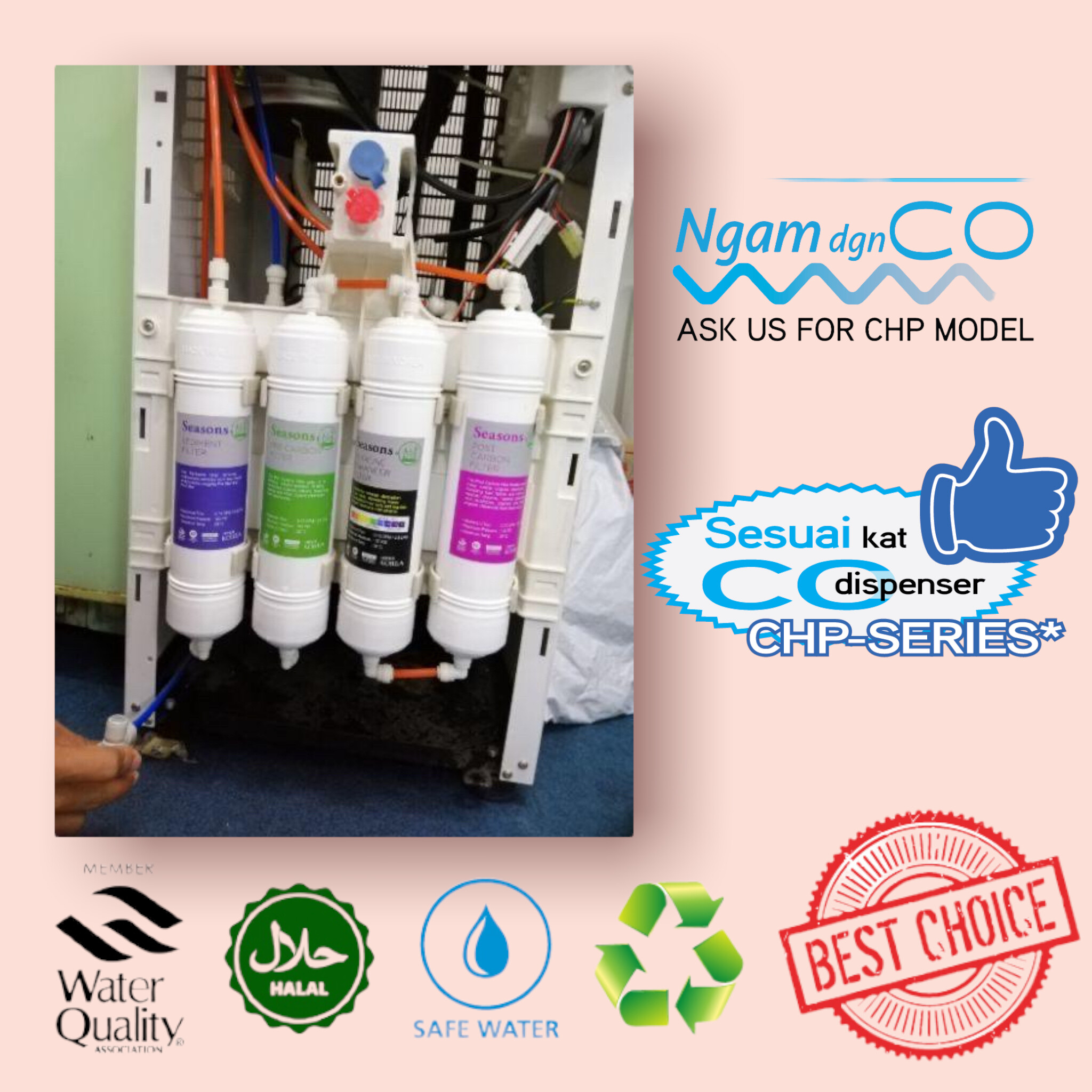 Gambar Korea OEM Korwei core s UF System Water Filter   Dispenser Cartridge