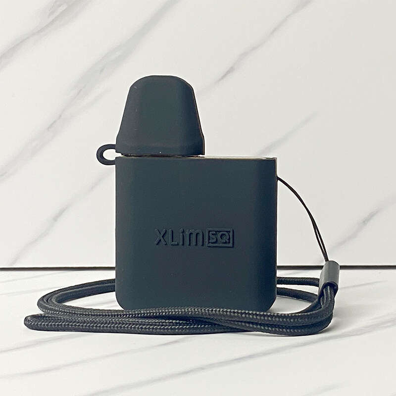 Dây đeo miễn phí oxva xlim vỏ silicon vuông cho xlim SQ kết cấu da lá chắn vỏ cao su cho máy hút tinh dầu thơm cao su bảo vệ mềm Bìa