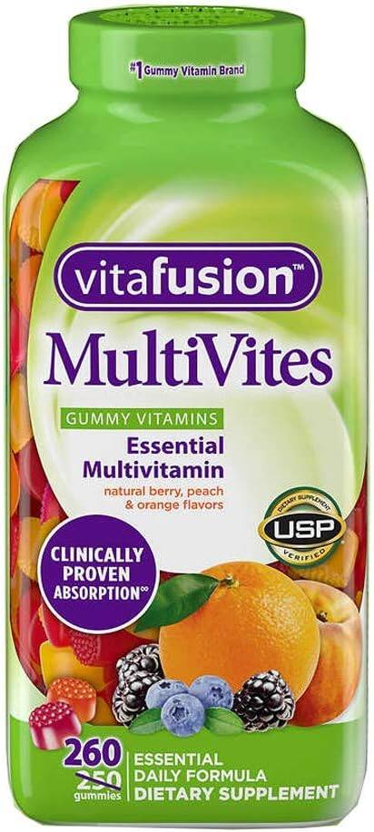 Vitafusion MultiVites Essential Multivitamin Natural Berry