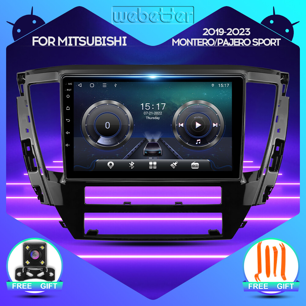 WeBetter TopNavi 9inch 8Core IPS Full Touch Android Car Radio Audio Video Stereo Player For Mitsubishi Montero Sport Pajero Sport 2019-2023 With 4G CarPlay DSP BT WiFi Rear View GPS Navigation ราคา 4,923 บาท*ส่งฟรี