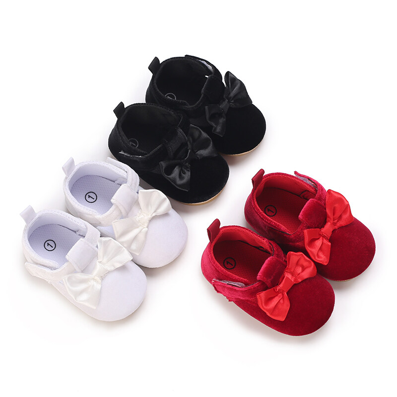 Spring and Autumn Girl Baby Shoes Newborn Shoes Non slip Rubber Sole Shoes