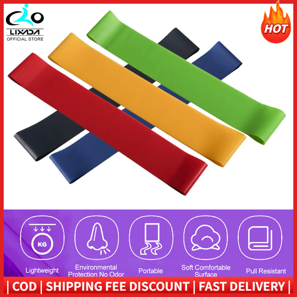 5 Cái Dây Cao Su Căng Cầm Tay Thể Dục Thể Thao Yoga Độ Đàn Hồi Cao Ngồi Xổm Sâu Băng Căng Bề Mặt Nhẵn