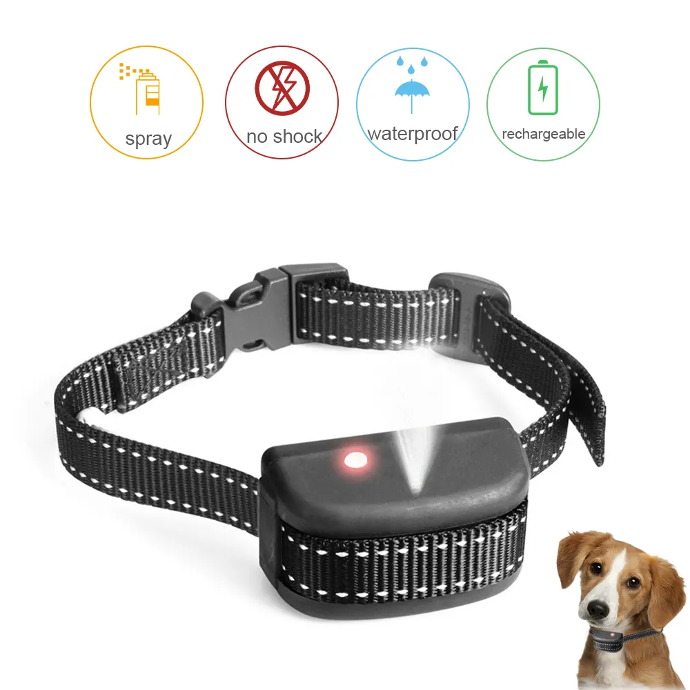 dog barking collar spray