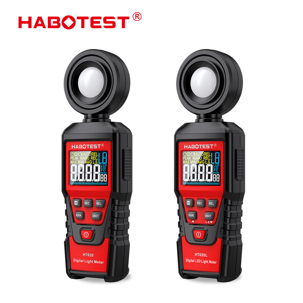 Habotest ht620 máy đo ánh sáng kỹ thuật số máy đo quang kế 100000 lux máy đo lux chuyên nghiệp máy đo led kỹ thuật số máy đo độ chính xác cao