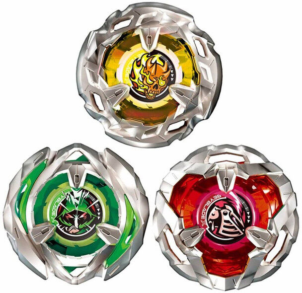 2023 Series Beyblade X BX-08 Battle 3on3 Deck Set (3pcs Beyblades