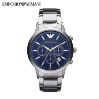 นาฬิกาอาร์มานีArmaniของแท้คลาสสิกวงเหล็กสแตนเลสนาฬิกาผู้ชายมัลติฟังก์ชั่นกันน้ำนาฬิกาควอตซ์ผู้ชายEmporioนาฬิกาอาร์มานี