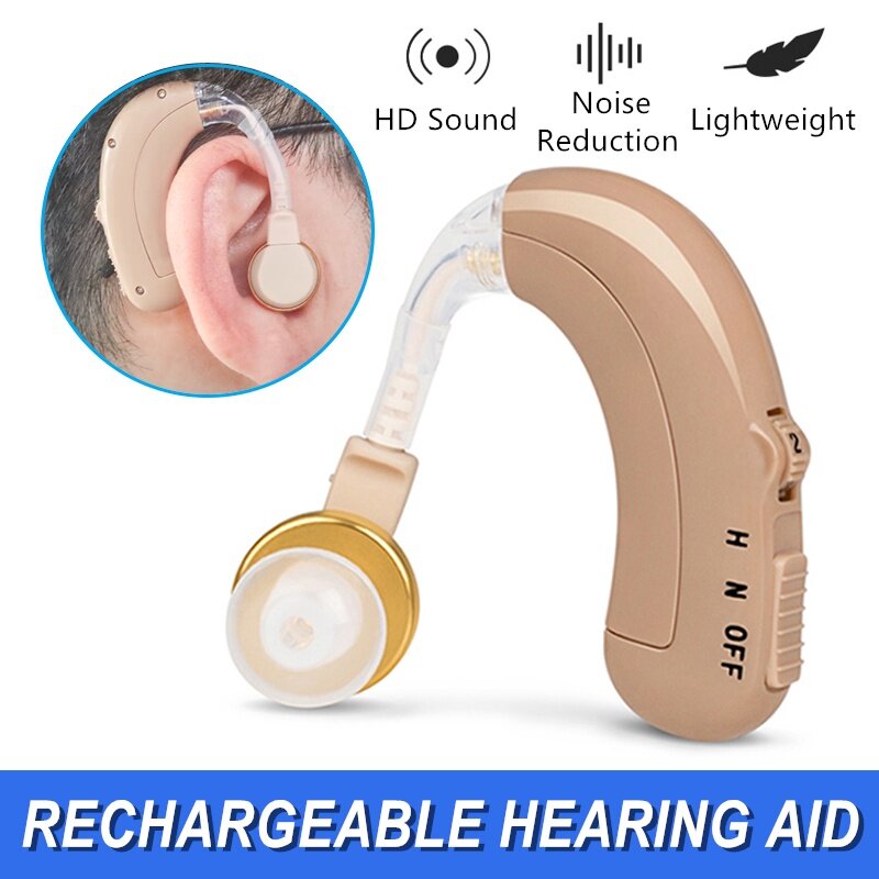 PASTSKY USB Rechargeable Hearing Aids Ear Hearing Device For Elderly