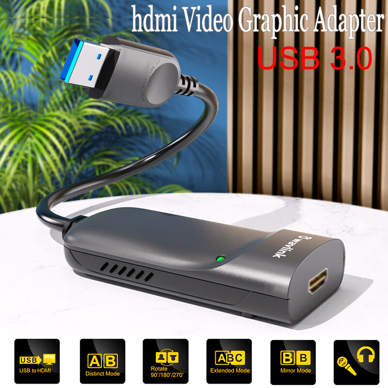 Wavlink SuperSpeed USB 3.0 2.0 to HDMI Đa Màn Hình Adapter dành cho