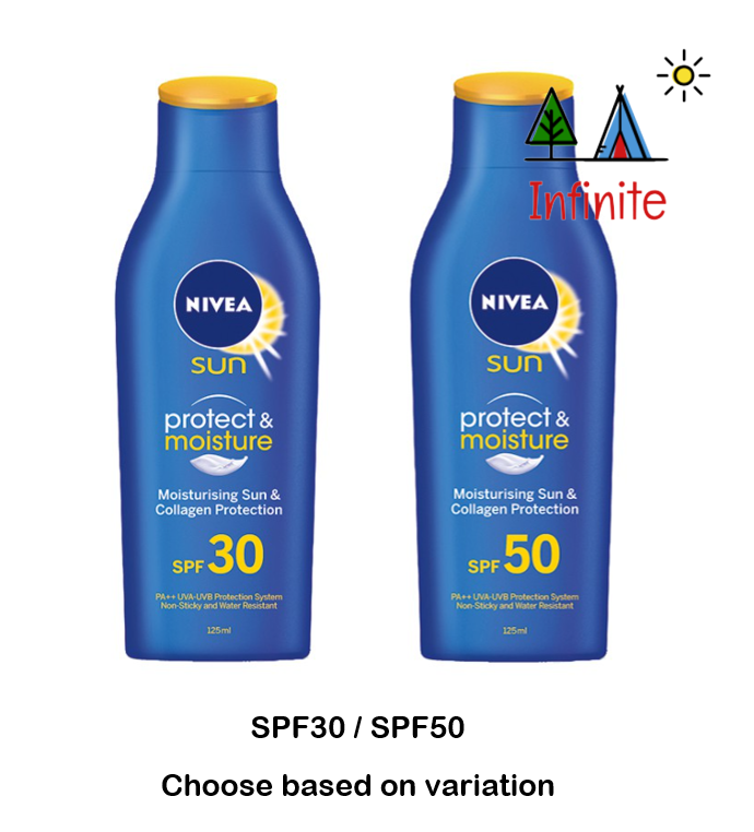 Gambar NIVEA Sun Protect   Moisture Lotion SPF30   SPF50 (125ml)