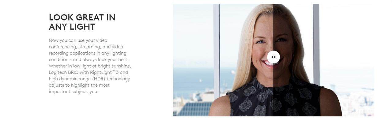 Logitech Brio 4K Ultra HD Pro Webcam with HDR & Windows Hello Supported 14 5a7cc52bcd524bc60926adff51426bef