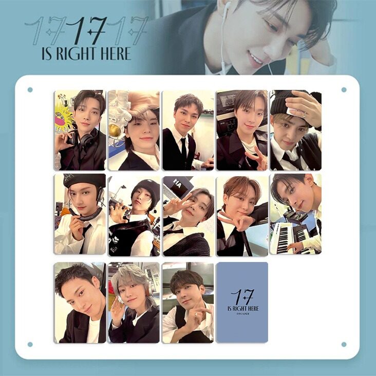 Seventeen Album 17 IS RIGHT HERE PhotoCard Hoshi Wonwoo Woozi DK