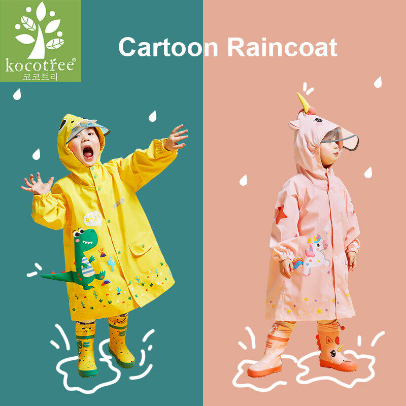 Áo Mưa Trẻ Em Chống Nước Kocotree Áo Choàng Đi Mưa Cho Học Sinh Tiểu Học Bé Trai Và Bé Gái Áo Poncho Trẻ Em, Đồ Đi Mưa Mẫu Giáo Cho 2-8 Năm
