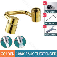 Brass Faucet Extender 1080° Rotating Robotic Arm Universal Swivel Tap Head Pressurized Sink Gripo Nozzle Splash-Proof