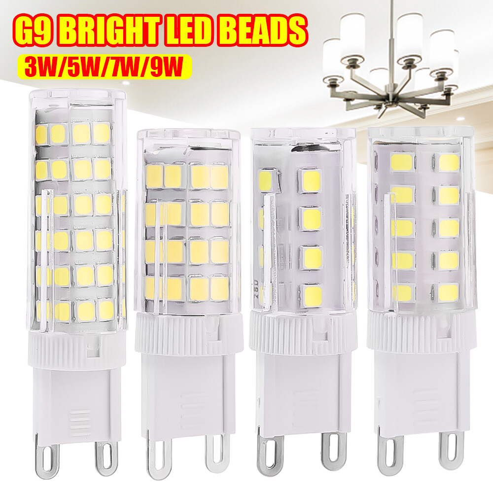 Đèn g9 bóng đèn led 3w 5w 7w 9w 220v siêu sáng bóng đèn g9 trắng lạnh 6000k không đổi đèn điện đèn led