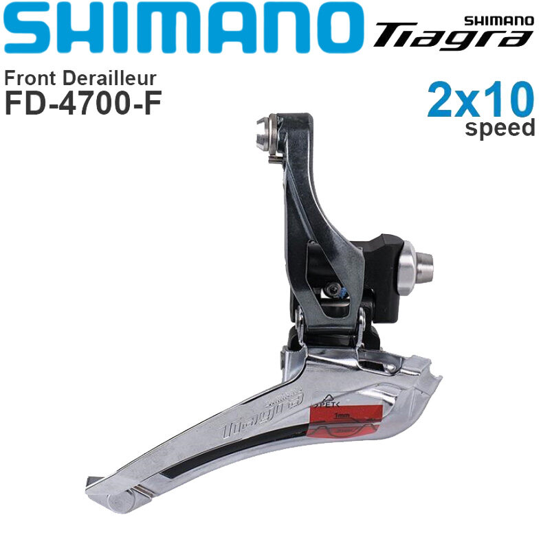Shimano Tiagra FD 4700 2X10 Speed Front Derailleur Braze On 31.8mm 34.9mm Clamp Front Derailleur Original Bicycle Accessories
