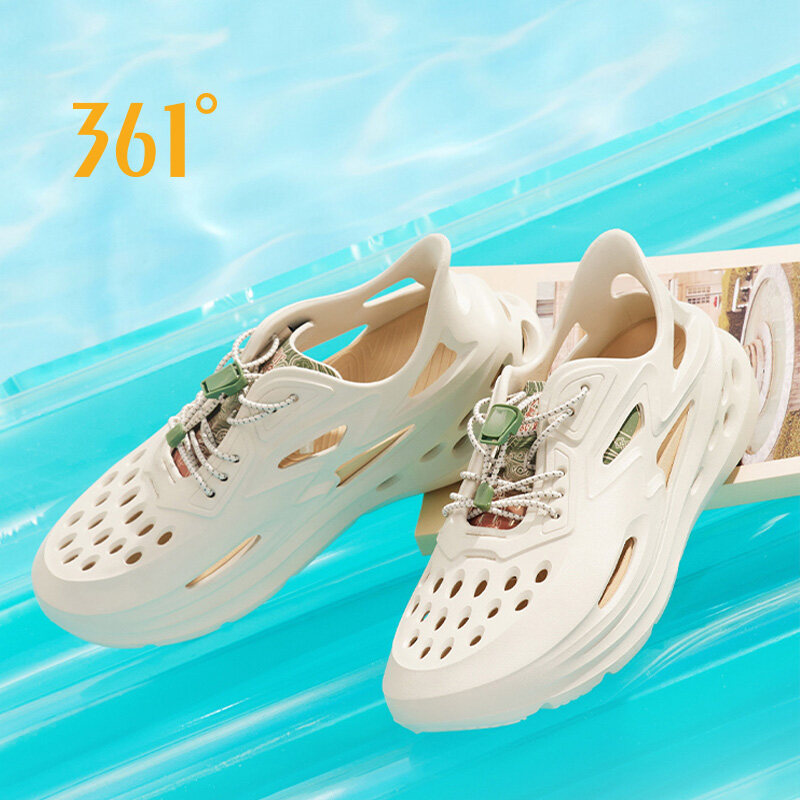 Discount on 361°  shoes - SKU: 361 Degrees Big3 Hole Shoes Water Shoes Men's Shoes Breathable Sandals Slippers Soft Bottom Sports B