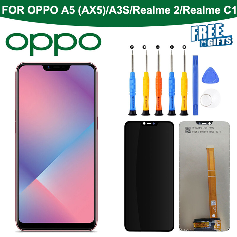 Lcd cho oppo a3s cph1803 màn hình lcd bộ linh kiện số của màn hình cảm ứng cho oppo a5/realme 2/c1 bộ phận thay thế