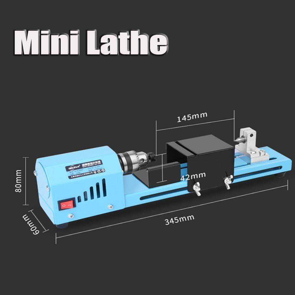 7 mức độ tối đa 7000rpm tốc độ có thể điều chỉnh 150W tỷ lệ máy tiện Mini Máy hạt đánh bóng cưa bàn mini tự làm máy tiện gỗ Kit Phụ kiện