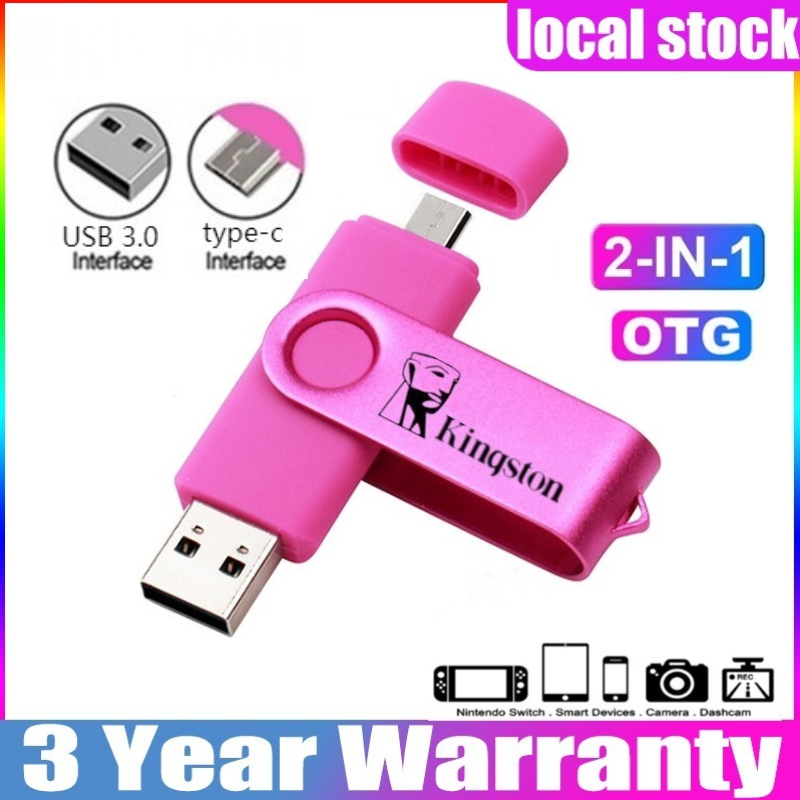 pendrive 64GB/32GB type c OTG 2in 1 usb 3.0 flash drive DataTraveler high speed thumb drive Harga  15 Ringgit*Penghantaran Percuma
