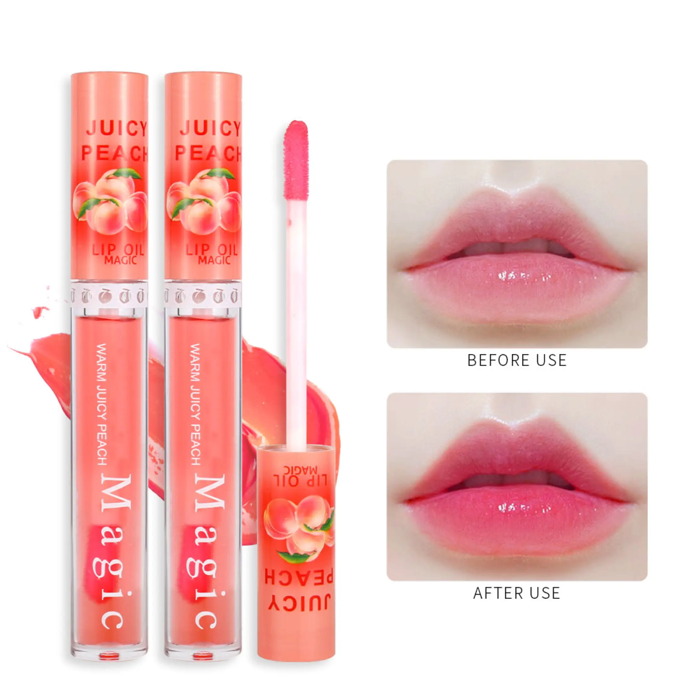 Lades Waterproof And Sweatproof Lipstick Long Lasting Moisturizing Lip Balm Natural Peach Lip Gloss Non Stick Cup Non Fading Lipstick Easy To Color Lip Gloss Lazada Singapore