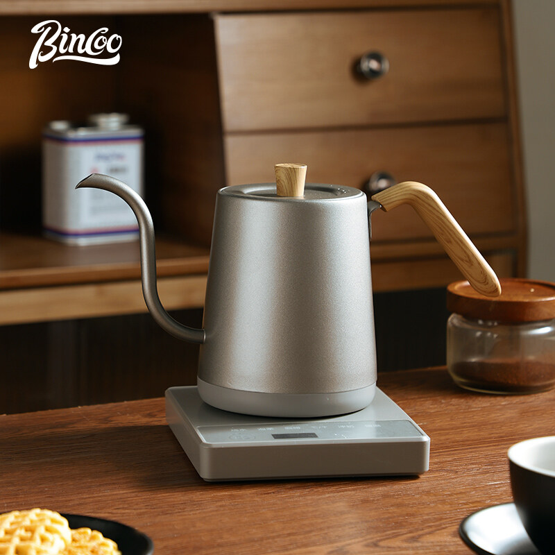 BINCOO Gooseneck Kettle Pour Over Kettle Coffee Brew Electric Pouring Kettle Precision Temperature Multi-Gear Control Keep Warm Function Iced Americano Coffee Boil Water Fast Heating Kettle ราคา 2,290 บาท*ส่งฟรี